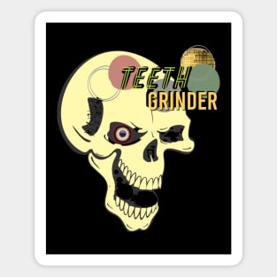 Teethgrinder Skull Magnet